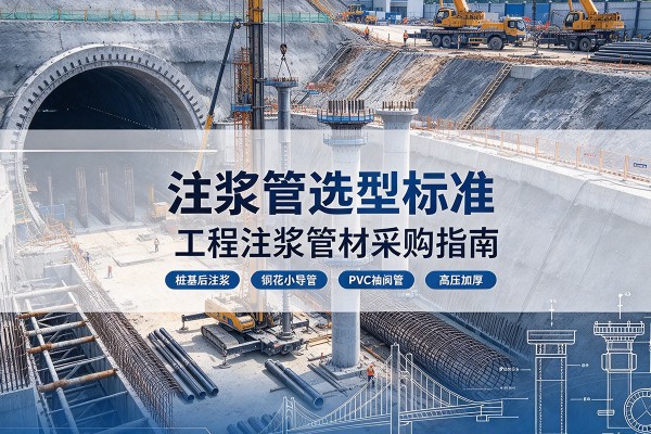 卢氏注浆管选型标准
