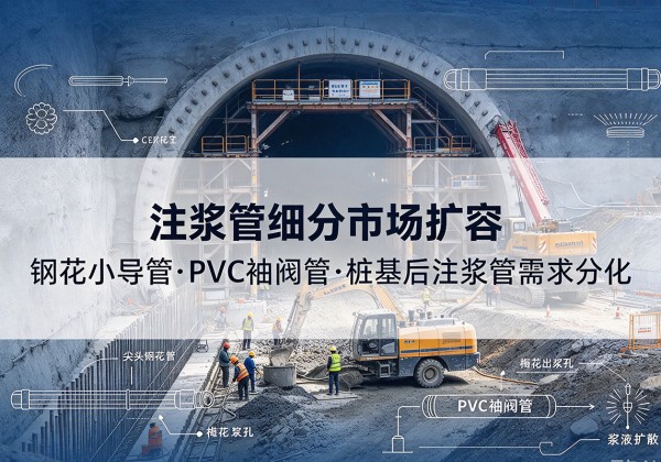 卢氏注浆管细分市场扩容，隧道钢花小导管、PVC 袖阀管、桩基后注浆管需求分化